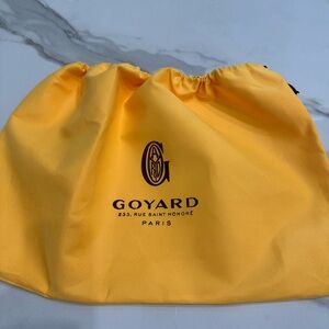 Goyard Yellow Drawstring Dust Bag